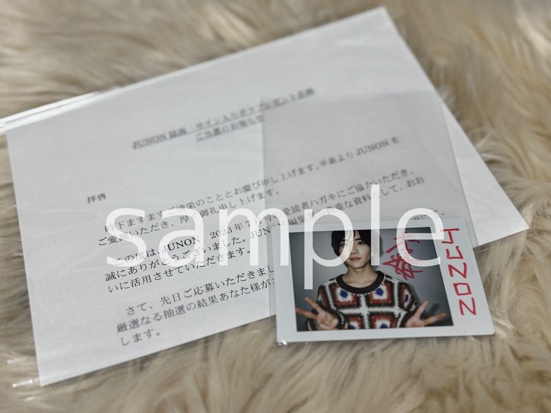 板垣李光人 直筆サイン チェキ