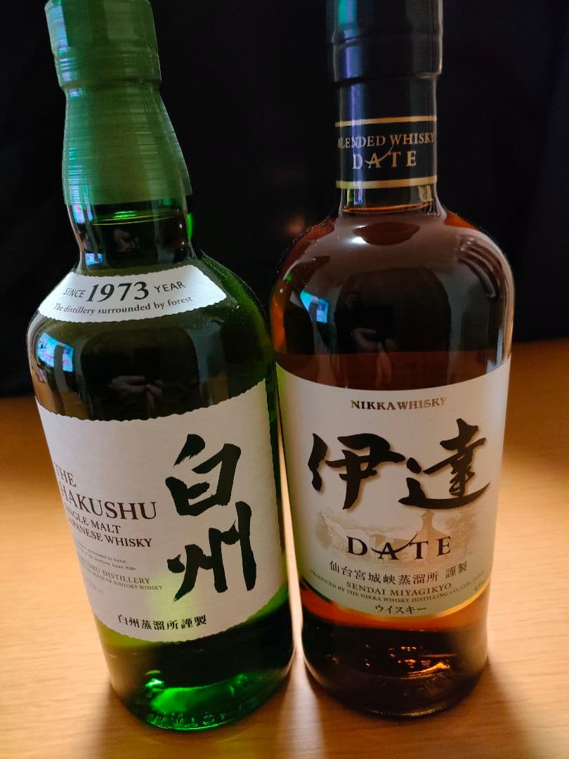 ニッカ伊達・サントリー白州飲みくらべ