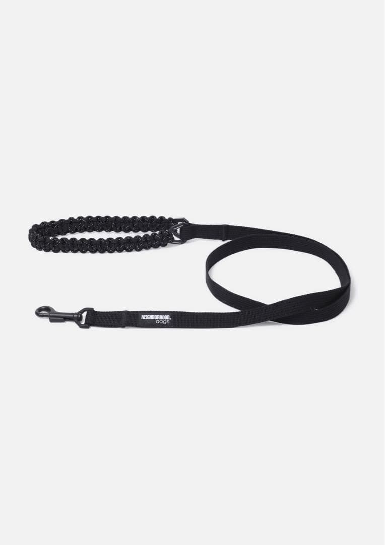 首輪・ハーネス・リード NEIGHBORHOOD DOG LEASH NARROW Black