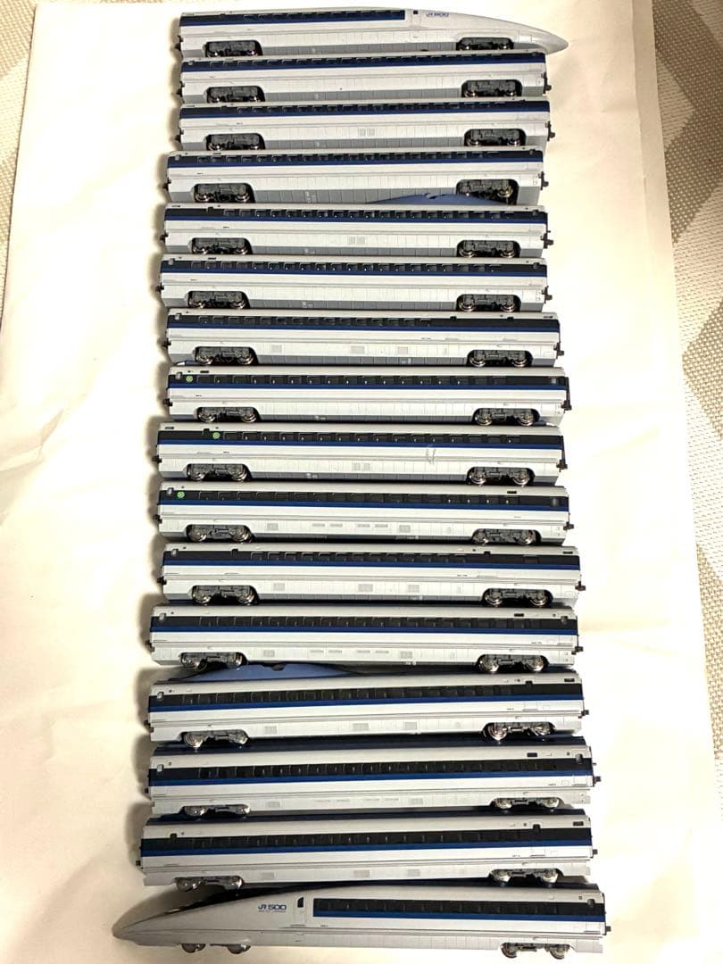 500系新幹線16両　kato ライト点灯動力動作確認済