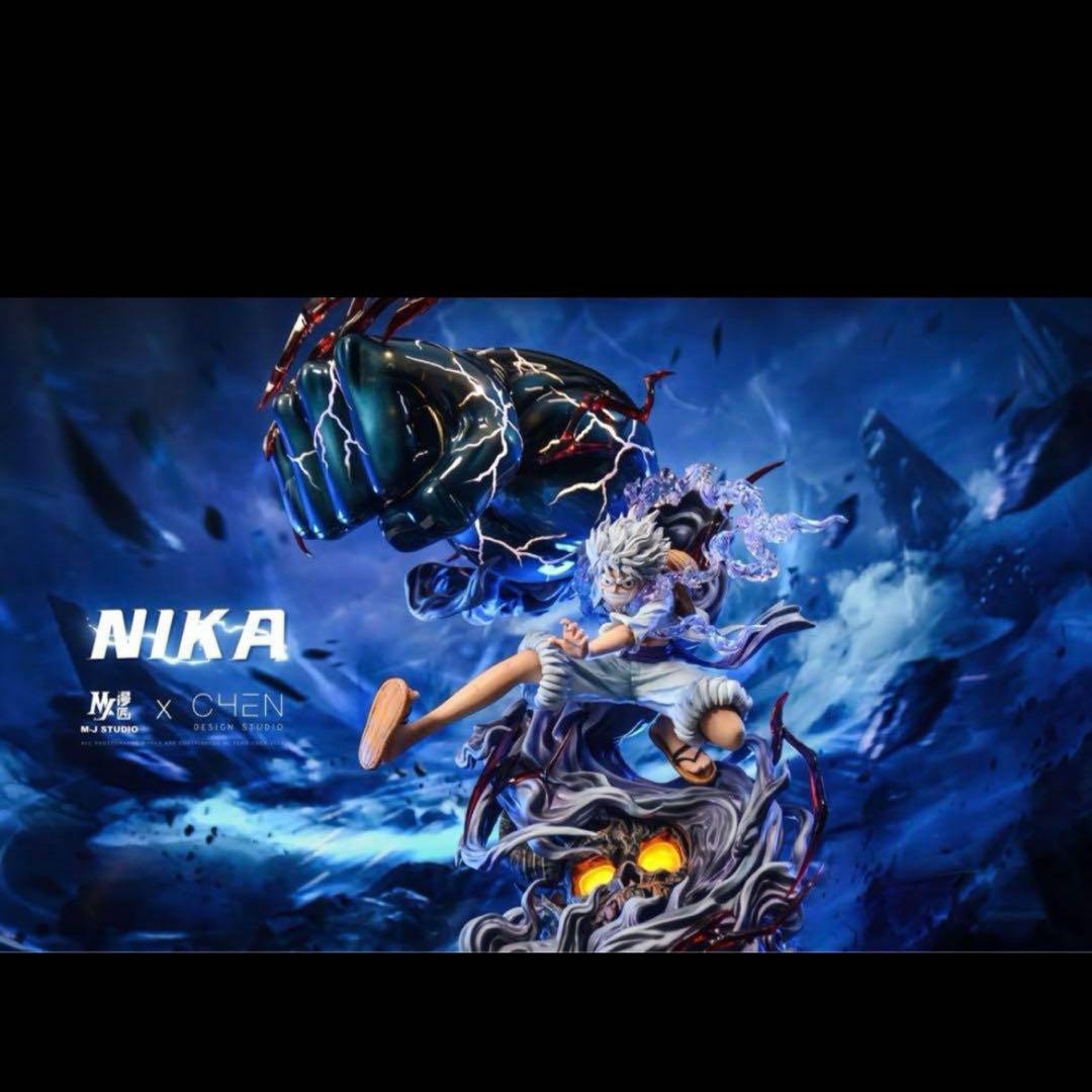 ワンピース ギア5 ニカ ルフィ【青】 ガレージキット フィギュア1/8