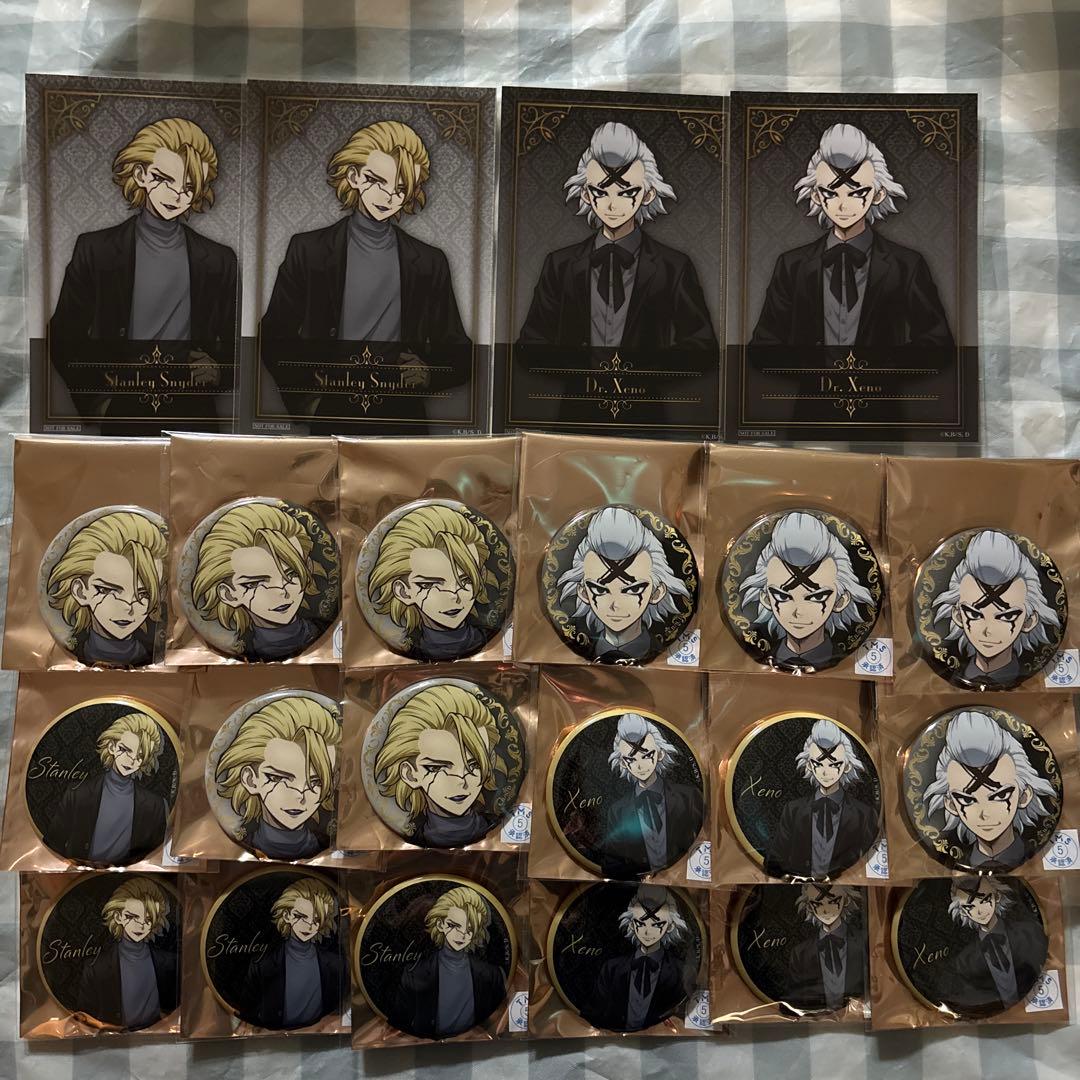 Dr.STONE スタンリー ゼノ ジャンフェス THEキャラ 缶バッジ