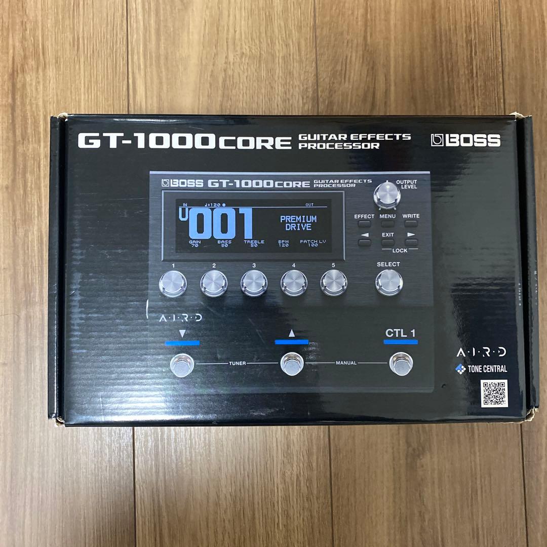 【セット】BOSS GT-1000 core+FS-7+Hosa STP-201