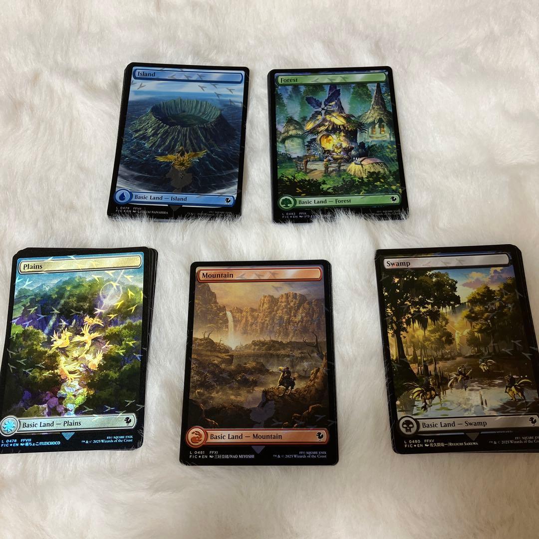 MTG チョコボバンドル Foil 基本土地 英語版 30枚セット