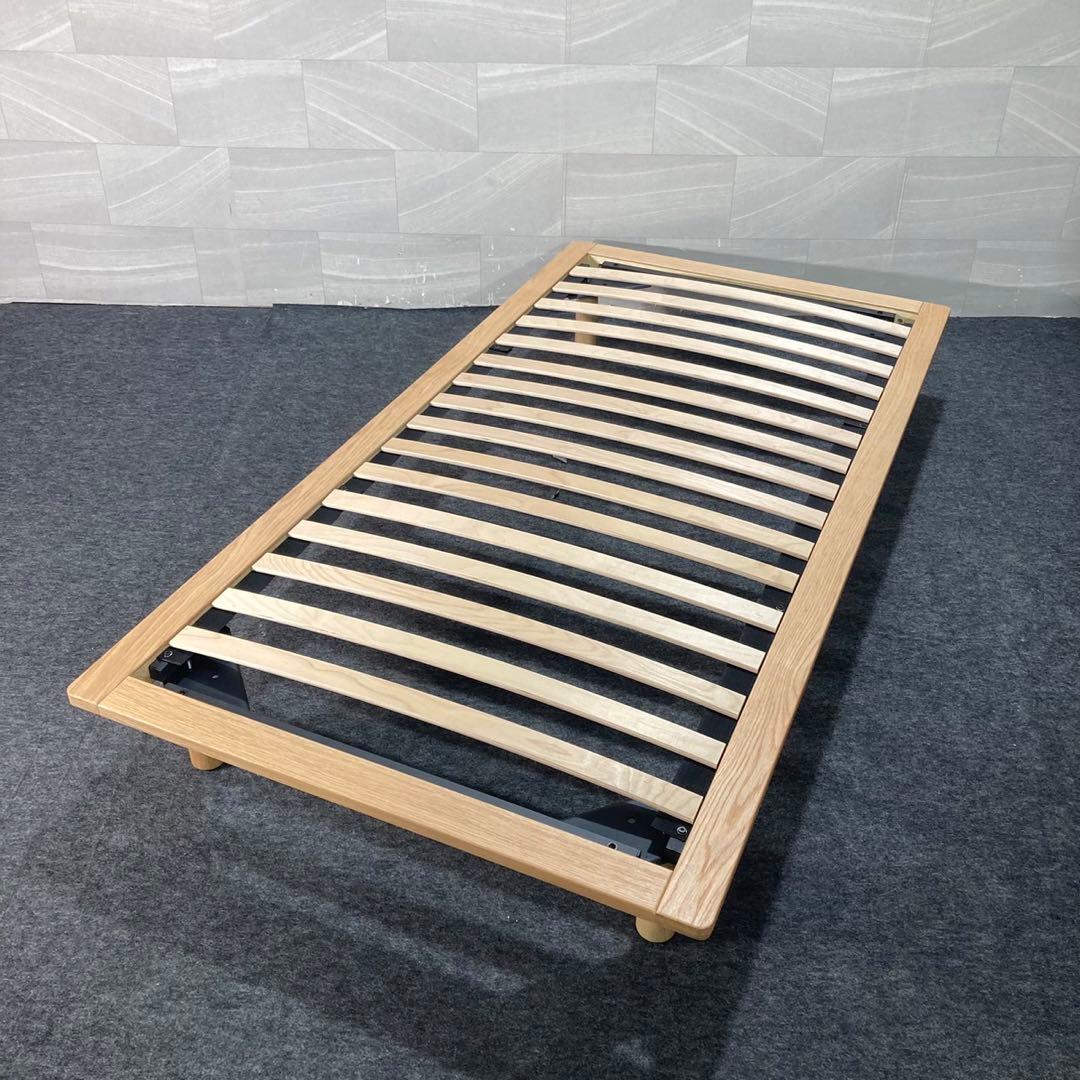 MUJI 無印良品 無印 ベッドフレーム シングル 天然木 シンプル d4233