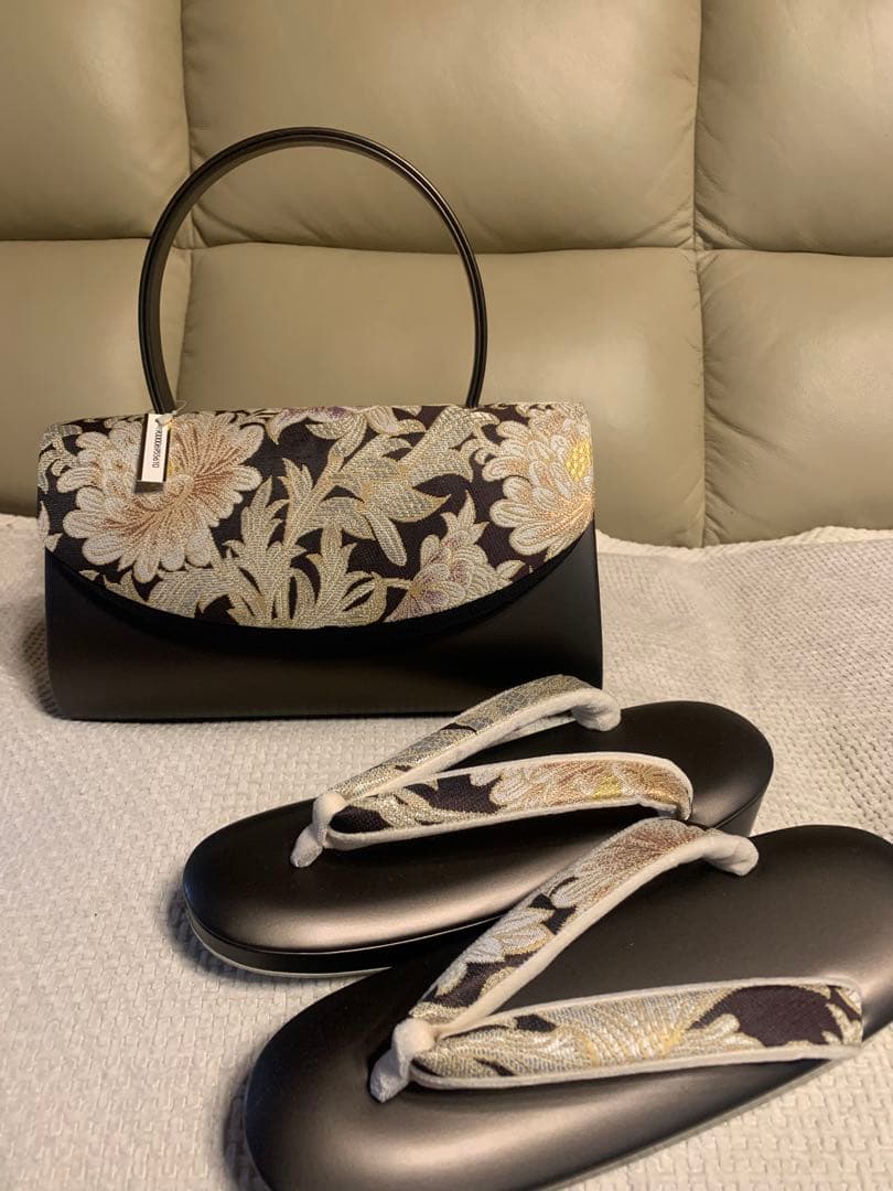新品　高級　定価28000円＋税　和装バッグ　草履　セット