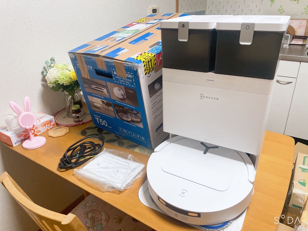 ロボット掃除機 ECOVACS DEEBOT T50 PRO OMNI 動作品