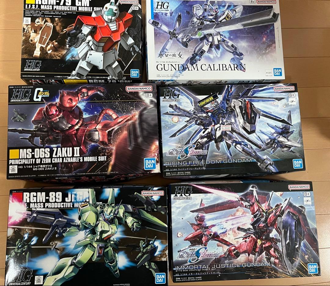 HGガンプラ 6体セット