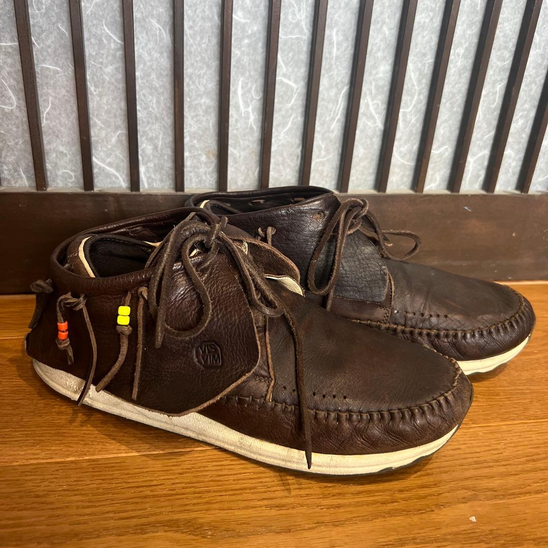 VISVIM FBT 9.5 ブラウン　ビーズ