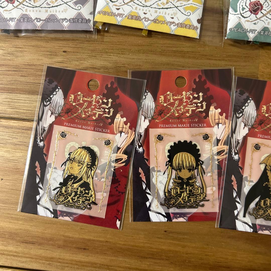 ローゼンメイデン メタルアートしおり イメージサシェ 蒔絵シール ステッカー