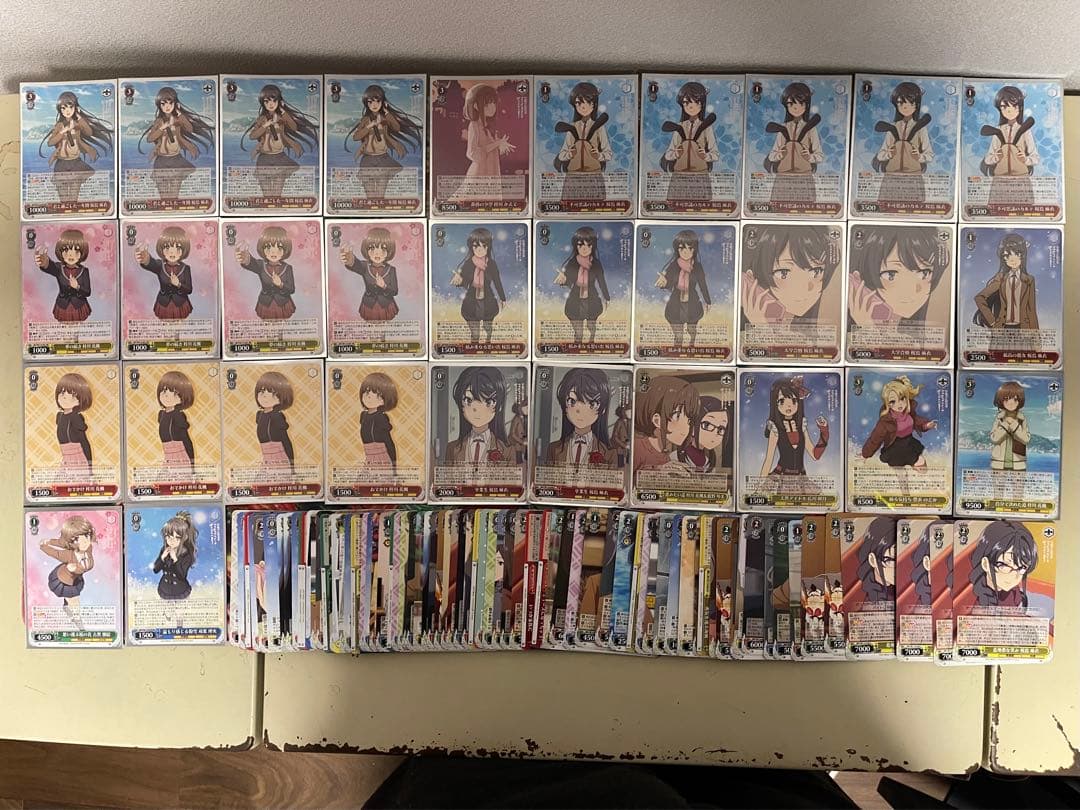 ヴァイスシュヴァルツ 青ブタ 8扉 デッキパーツ 青春ブタ野郎　引退　まとめ