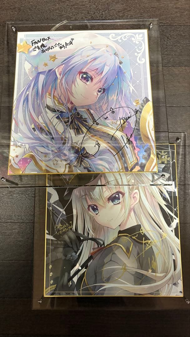 翡翠亭 和泉つばす 直筆サイン 色紙 2種セット FANBOX