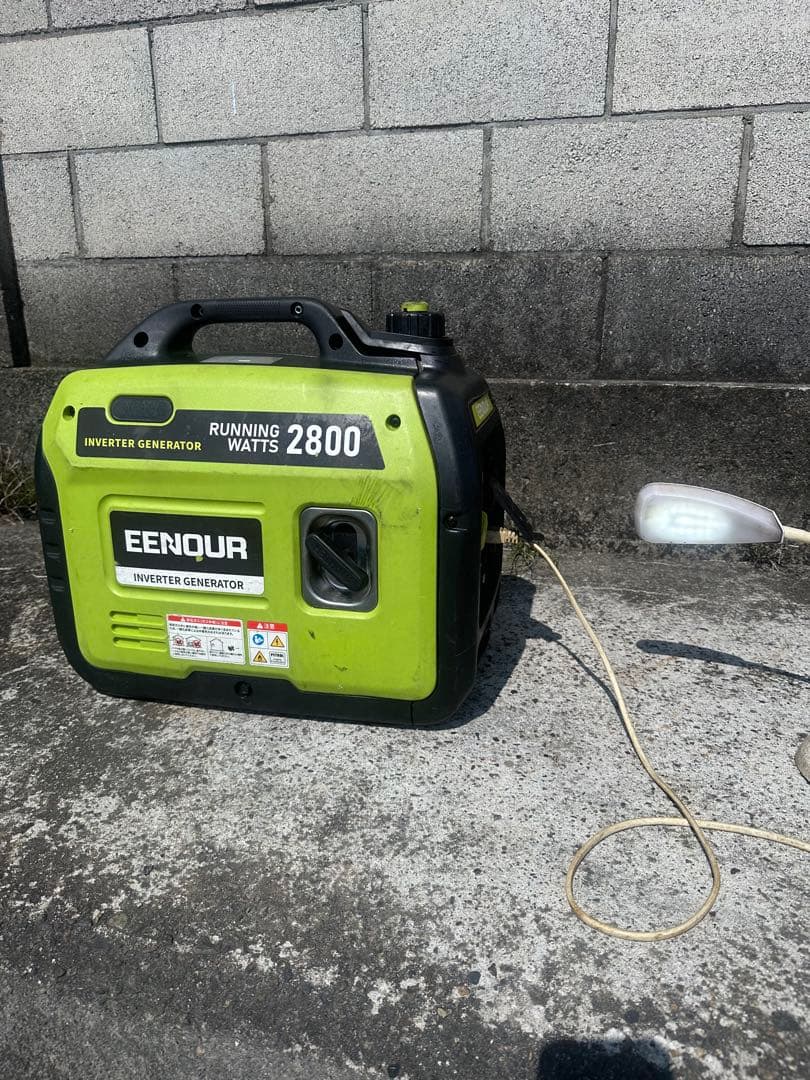 EENOUR インバーター発電機 DK2800is 稼働時間50時間