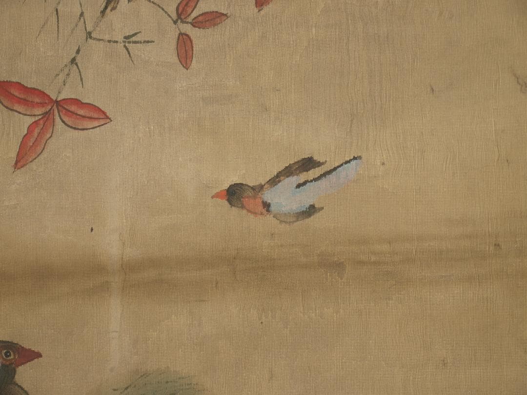 古美術 民間中国清時代の人物図　肉筆絵　激安骨董品 BD305A13-2