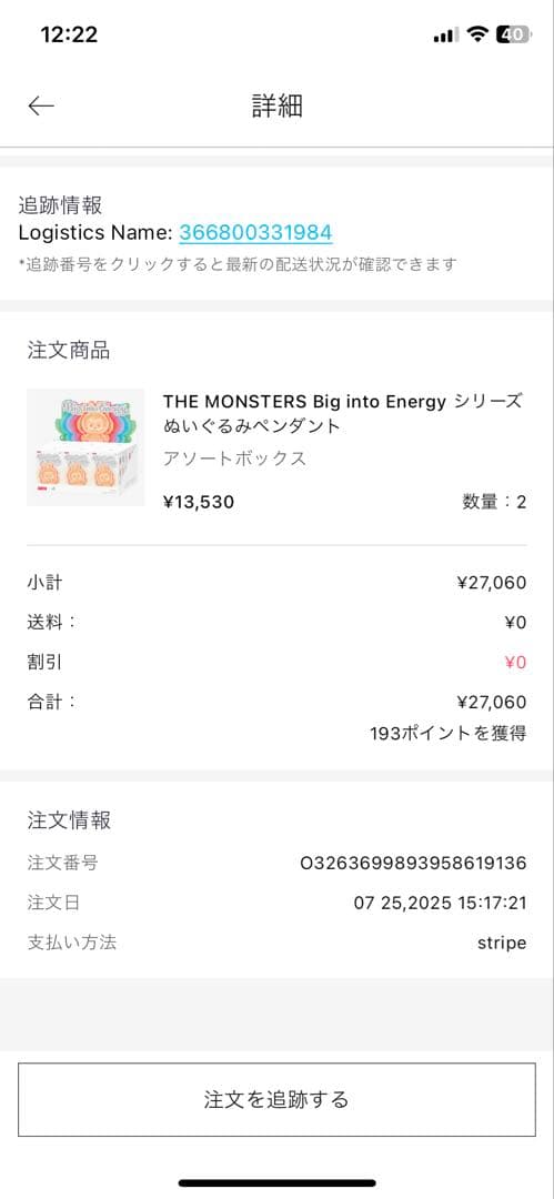 【正規品】Labubu Big into Energy アソートボックス　ラブブ