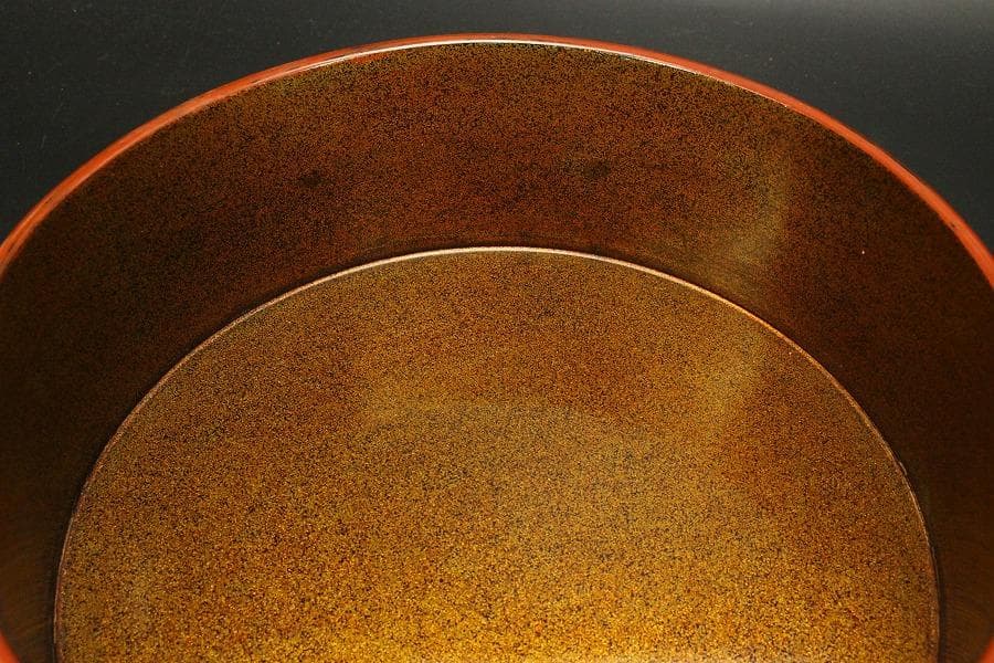 煎茶 根来 塗 茶櫃 旧家蔵出 送料無料(P118)