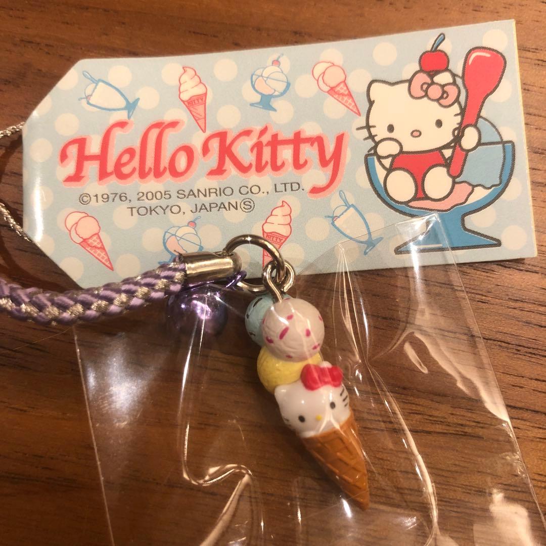 【レア】ご当地キティ トリプルコーン 根付け 2005