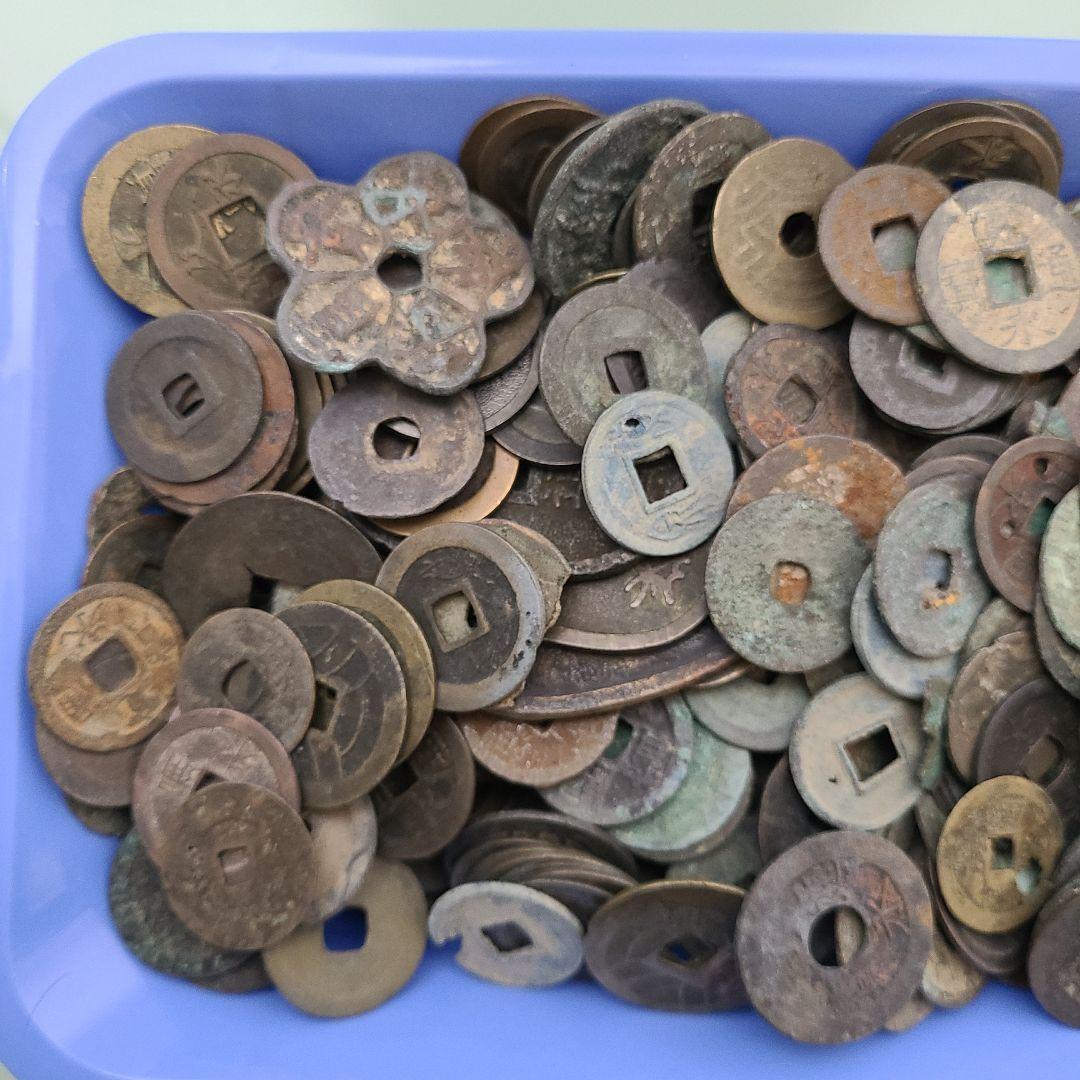 O*E様 古銭　穴銭まとめ 寛永通宝 天保通宝 文久永宝など　1000グラム