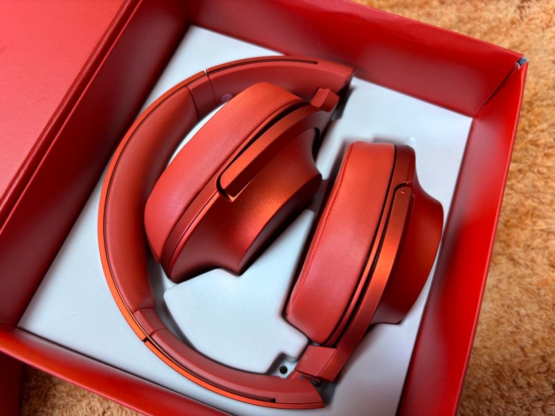 新品未使用品　SONY MDR-100A h.ear onオレンジ ヘッドフォン