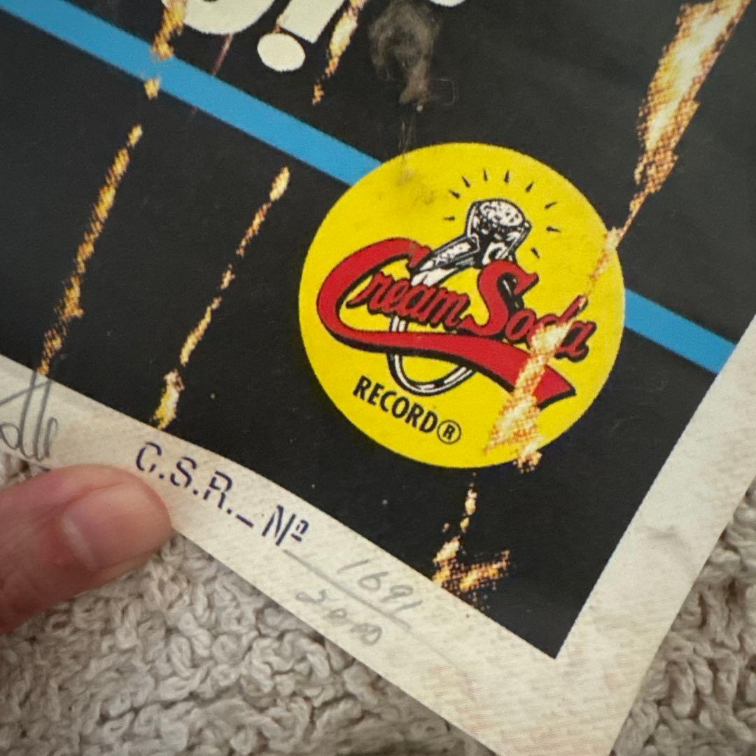 Black Cats サイン入りポスター　ブラックキャッツ　クリームソーダ