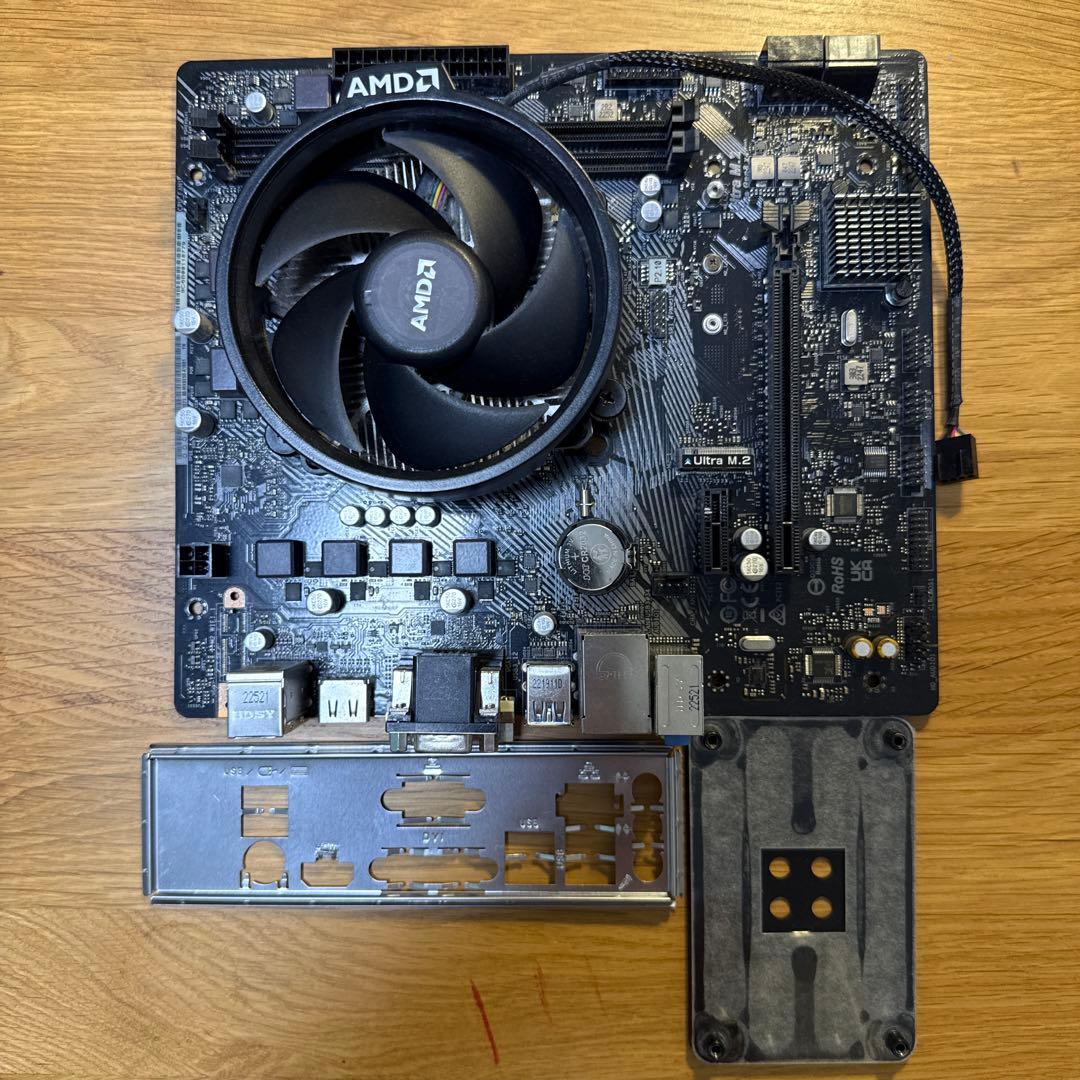 AMD RYZEN 5 4500 マザーボード+クーラー セット動作確認済み