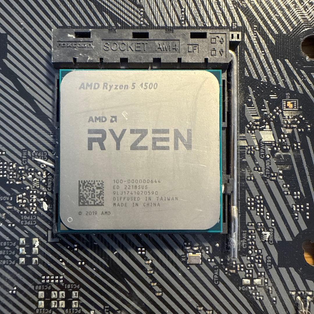 AMD RYZEN 5 4500 マザーボード+クーラー セット動作確認済み