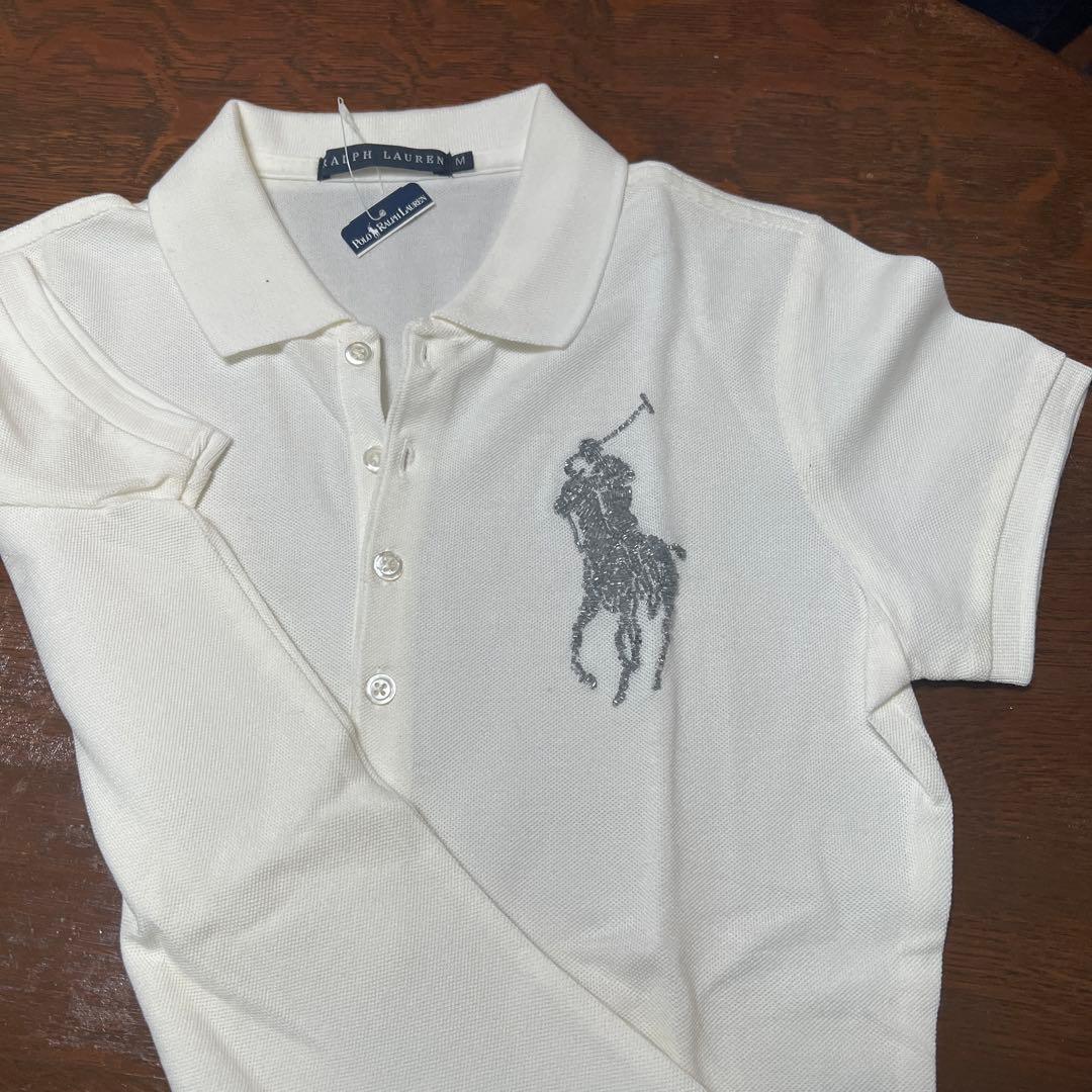 値下げ！ポロラルフローレン　ポロシャツ(白)