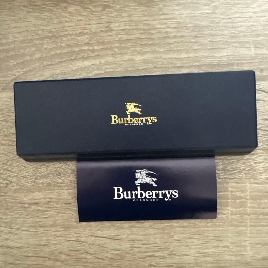 バーバリー ノック式 ボールペン シャーペン ダークグリーン ゴールド