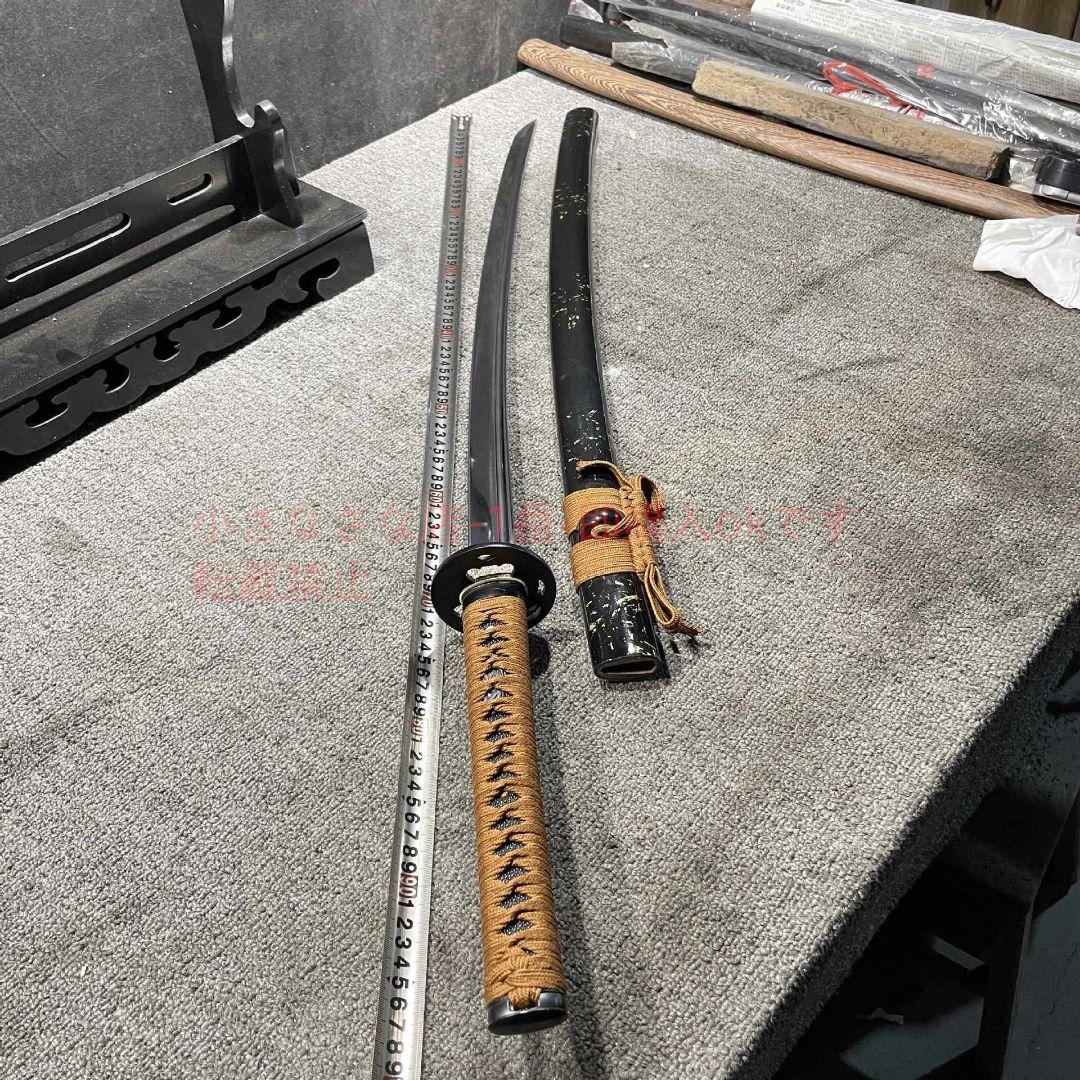 侍刀-耀金墨染 古兵器 武具 刀装具 日本刀 模造刀 居合刀