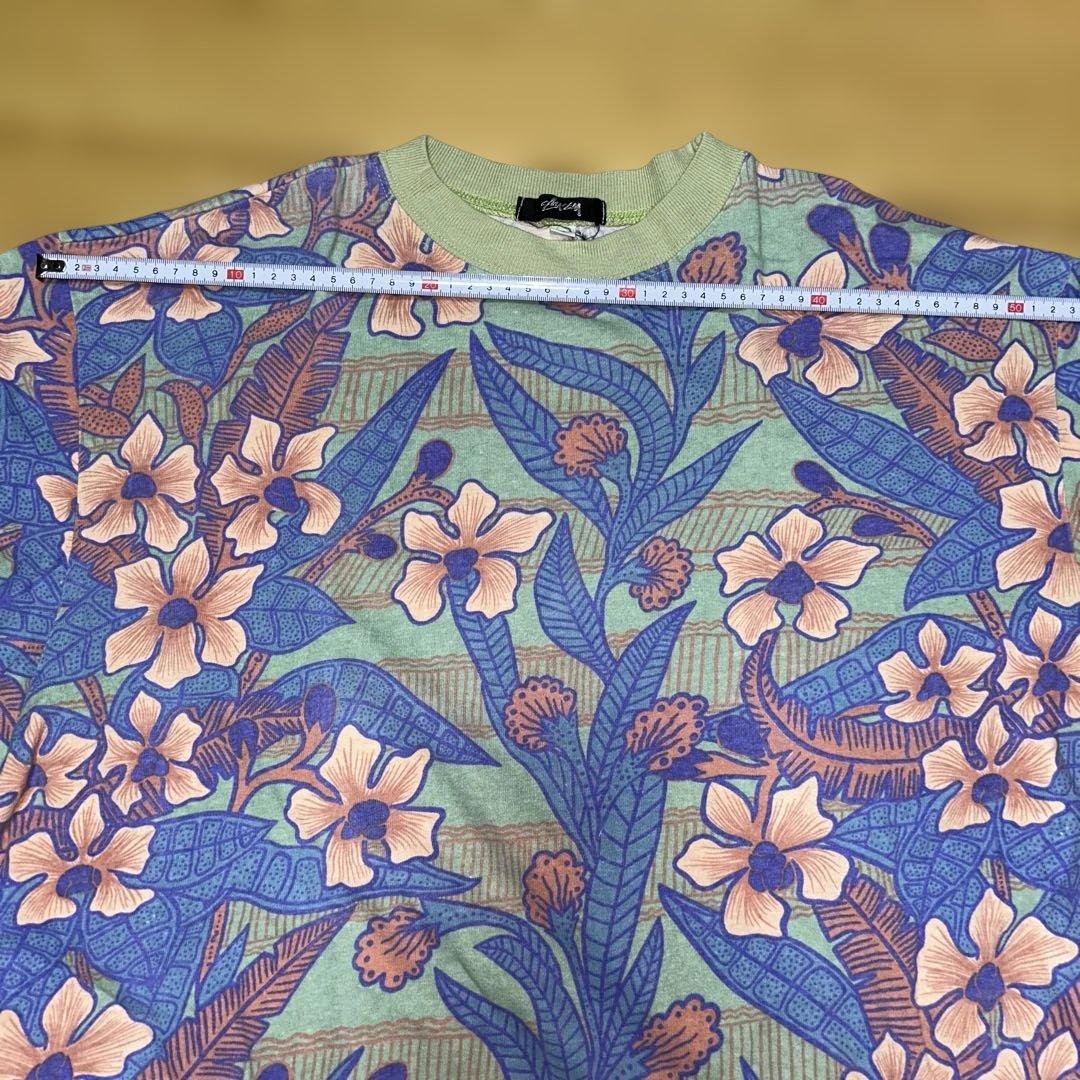 か*ギ様 Stussy フラワーパターン Tシャツ Lサイズ