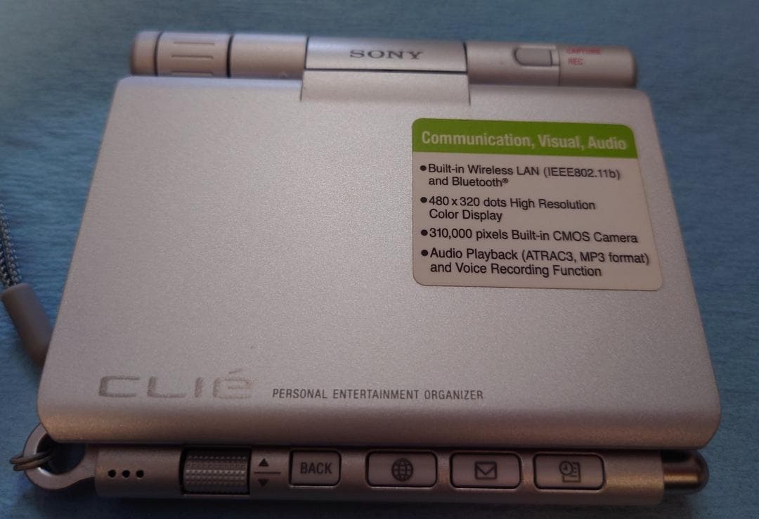 CLIE PEG-UX50英語版。