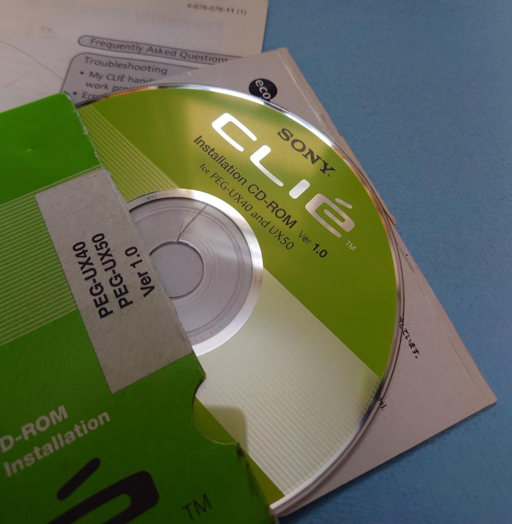 CLIE PEG-UX50英語版。
