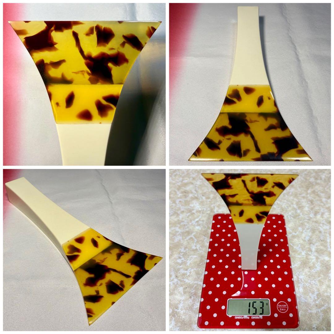 【美品】津軽三味線 撥 極上 鼈甲調 弾きやすい バチ 三味線 べっ甲