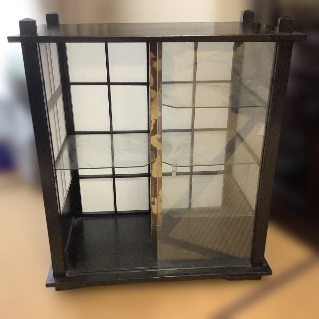 茶道具　飾り茶棚　インテリアケース　ショーケース　いち楽　障子