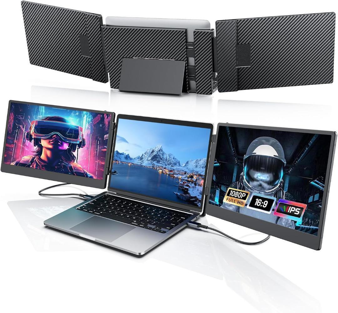 T0883n ノートパソコンドッキング型 2画面マルチモニター 14インチ