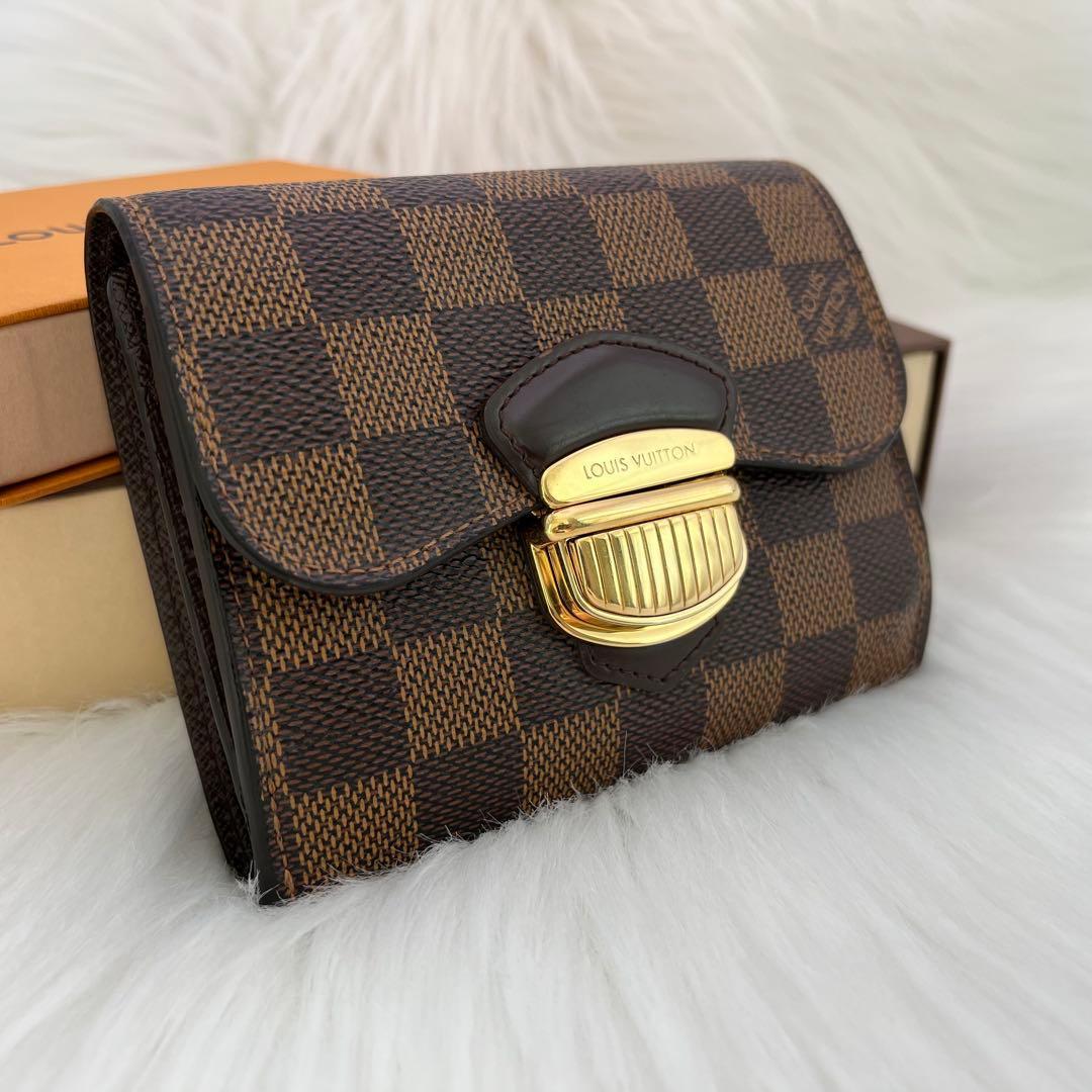 ✨極上美品✨ルイヴィトン 三つ折り財布 ダミエ ポルトフォイユ ジョイ コアラ