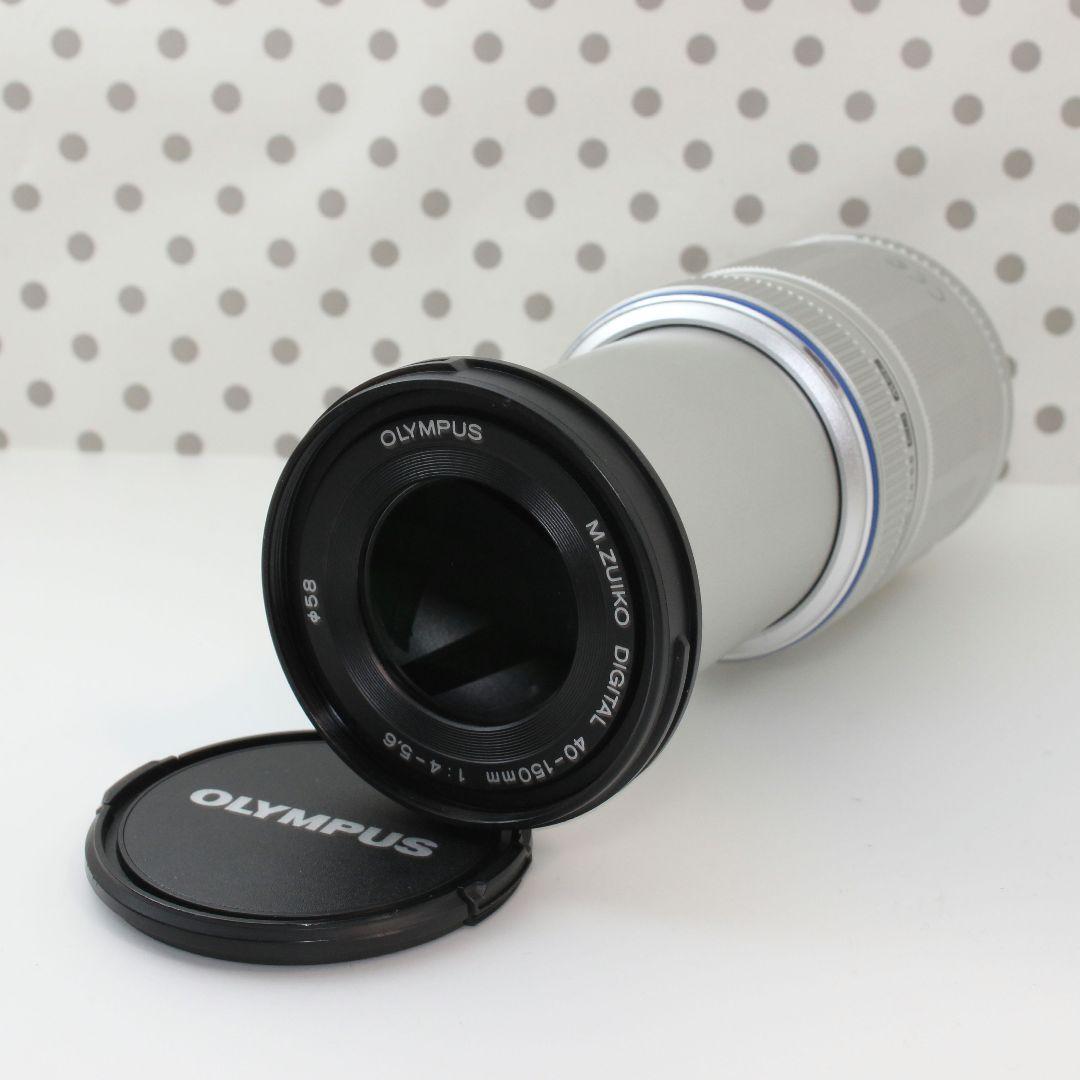 ❤送料無料 匿名配送❤ オリンパス 望遠ズームレンズ シルバー
