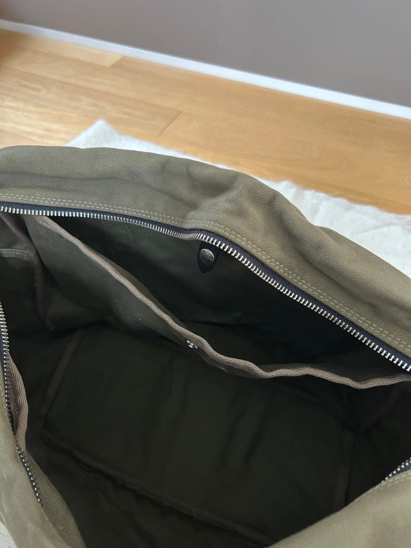 MARGARET HOWELLボストンバッグ オリーブ