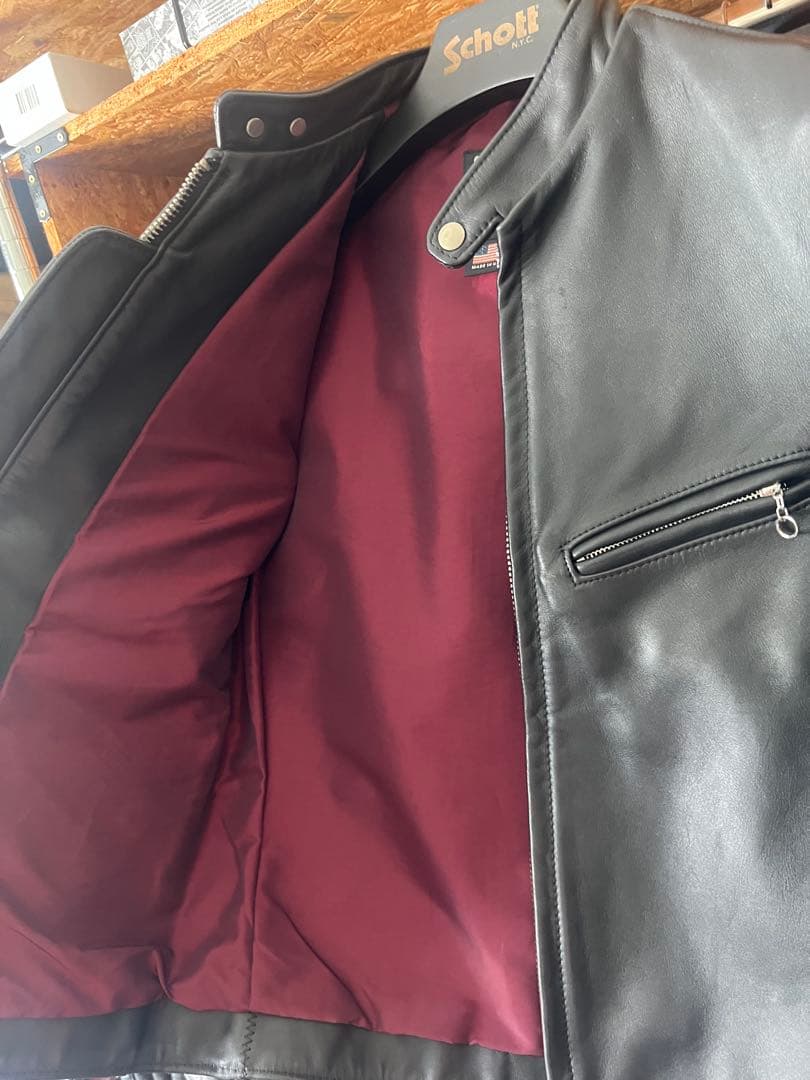 Schottシングルライダースジャケット641XX