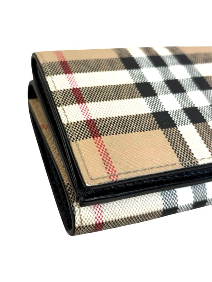 極美品　BURBERRY（バーバリー）三つ折り財布 ミニウォレット　ノバチェック