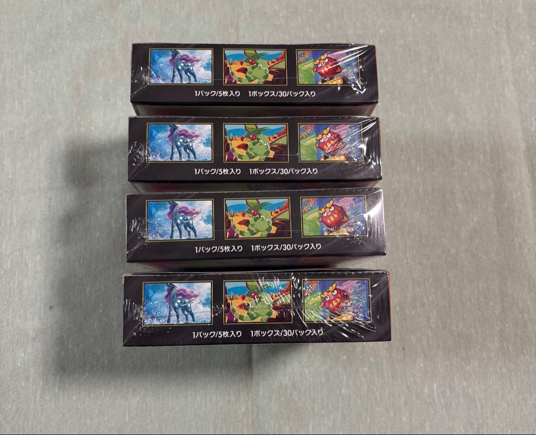 ポケモンカード⭐︎インフェルノX・新品シュリンク付4BOX