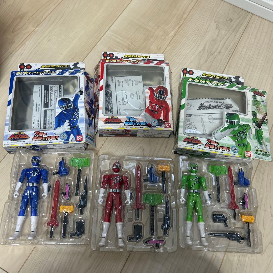 トッキュウジャー　乗り換えチェンジシリーズ　3個セット