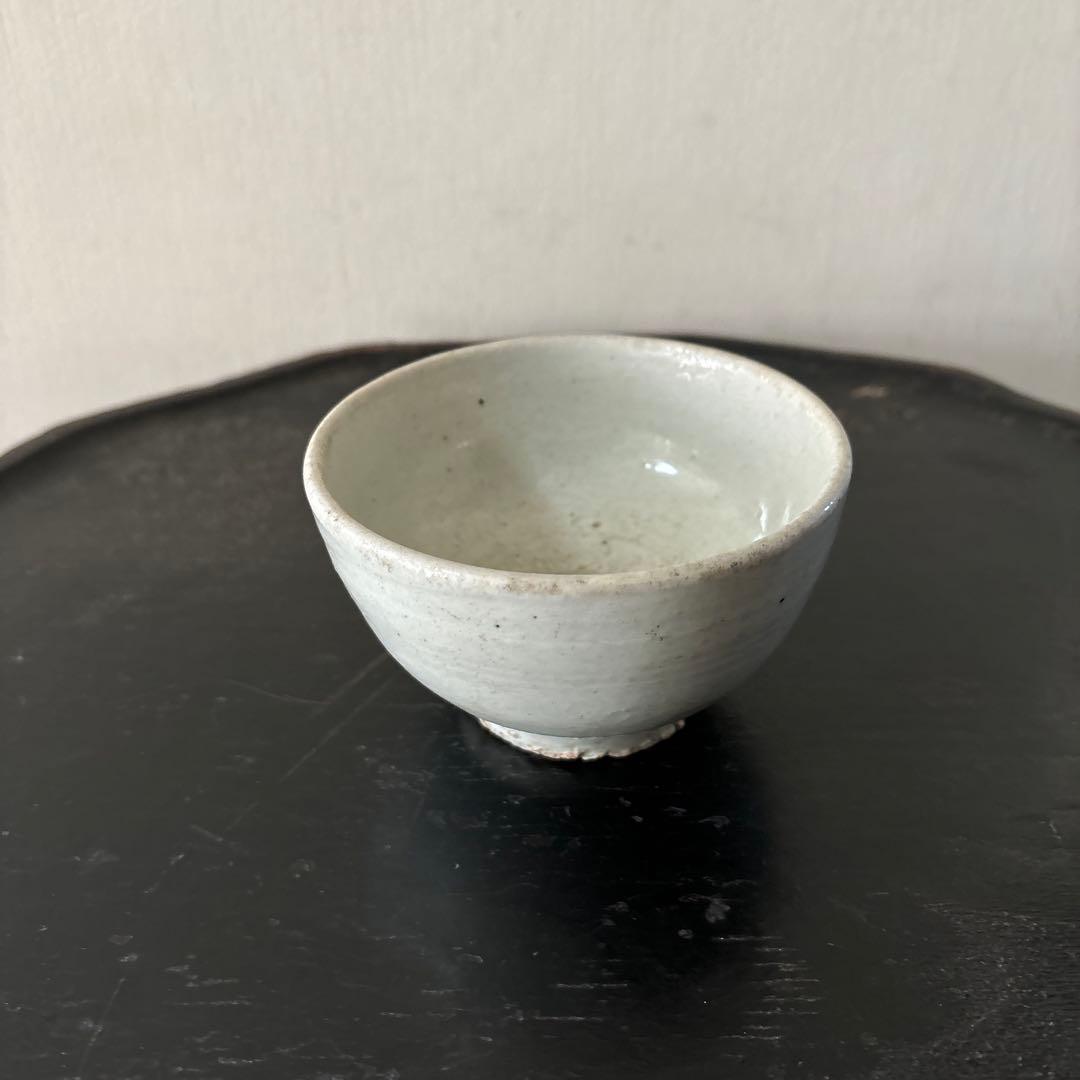 李朝鉢　小茶碗　大盃　白磁　朝鮮骨董　韓国アンティーク.古美術.酒器.ぐい呑み