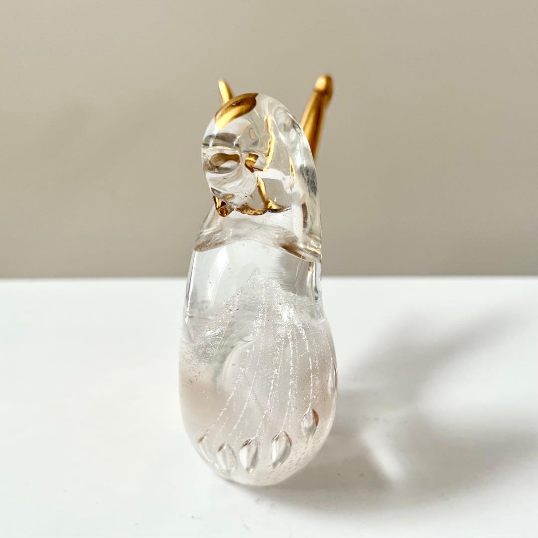 ガラス製 鳥 イタリア ムラノ ムラーノ ベネチアン ガラス 置物