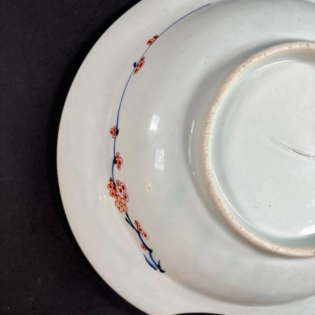 111 セール　扇　色絵　金彩　皿　鶴　桜　伊万里　有田　九谷　鍋島