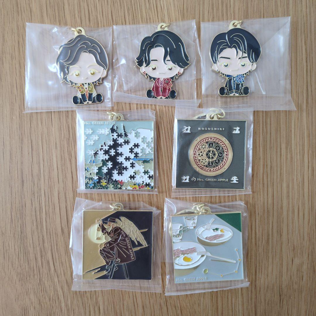 ミセスグリーンアップル 一番くじ F賞メタルチャーム コンプリート
