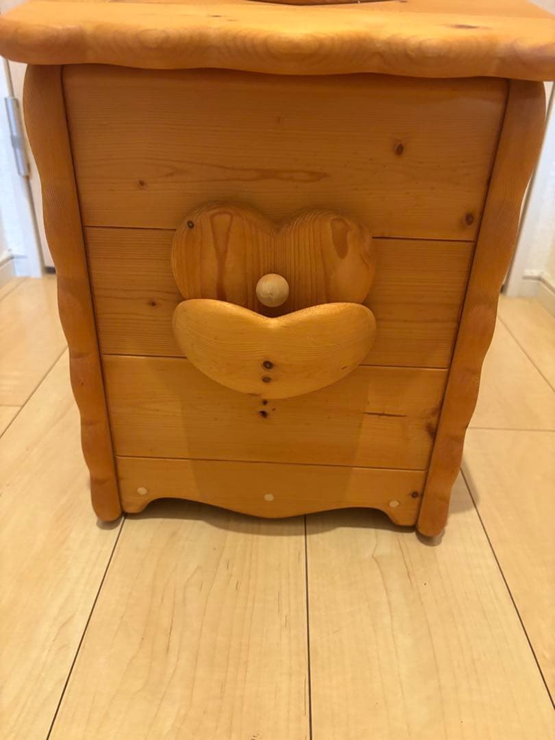 アメリカンカントリー家具　カントリーハートダストBOX ゴミ箱