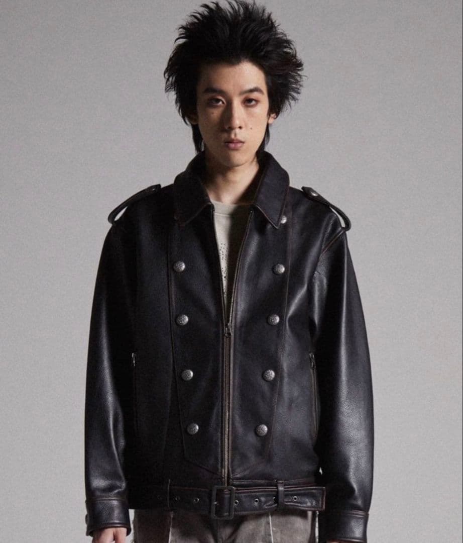【値下げ交渉可能】grancy leather blouson