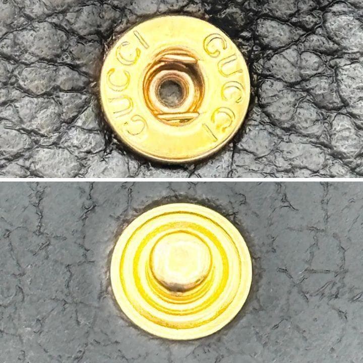 付属品完備✨️グッチ GGマーモント 6連レザーキーケース 黒 ゴールド金具