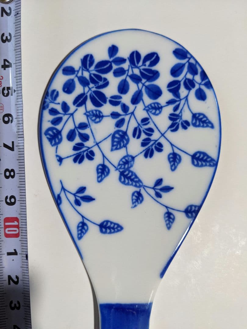 ♦三浦竹泉 古美術品 京焼名跡 染付 懐石 しゃもじ大正時代〜 明治時代 骨董品